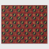 Jaar van het Paard - WP Cadeaupapier (Vlak)