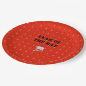 Jaar van het Rat Chinese Nieuwjaar Papieren Bordje (Gekanteld)