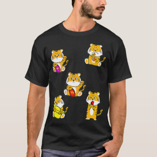 Jaar van het Tiger Chinese Happy Nieuwjaar 2022, N T-shirt