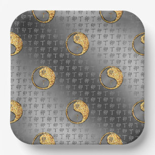 Jaar van het Vuurkonijn Papieren Bordje