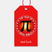 Jaar van Pi 3/14/15 9:26:53 Cadeaulabel (Achterkant)