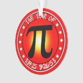 Jaar van Pi 3/14/15 9:26:53 Ornament (voorkant)