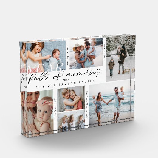 Jaar vol herinneringen Foto Collage & Highlight (Links)