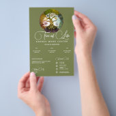 Jaargetijden Boom des Levens Flyer (Hand)