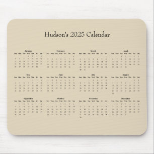  jaarkalender 2025 muismat