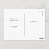 jaarkerst briefkaart (Achterkant)