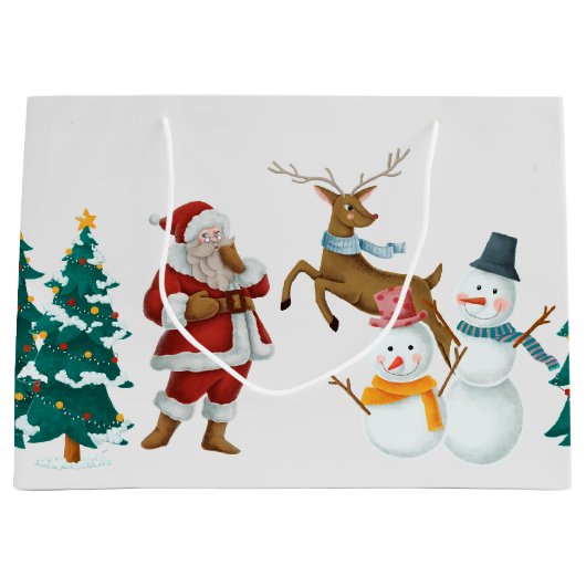 jaarkerst groot cadeauzakje (Voorkant)