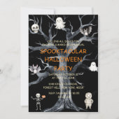 Jaarlijks Halloweenfeest Kaart (Voorkant)