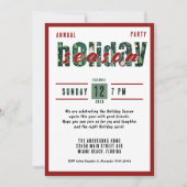 Jaarlijks kerstfeest kaart (Voorkant)