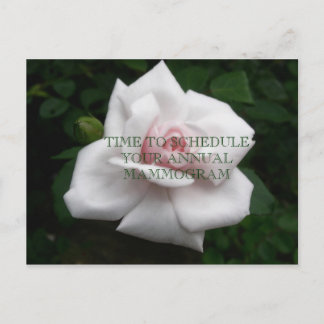 Jaarlijks mammogram briefkaart