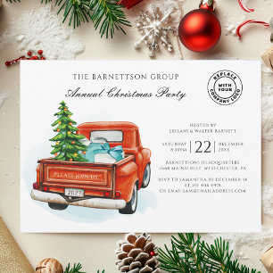 Jaarlijks Zakelijk Kerstfeest Kaart