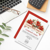 Jaarlijks zakelijk kerstfeest kaart