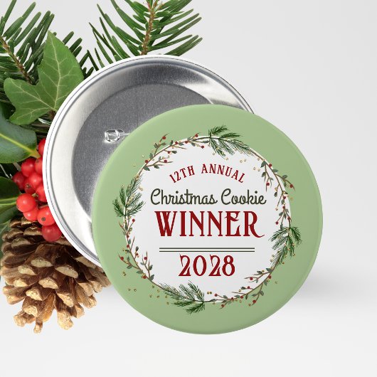 Jaarlijkse Button van de Holiday Contest Winner Pr