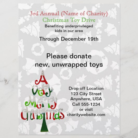 Jaarlijkse chartale Speelgoed Flyer (Voorkant)