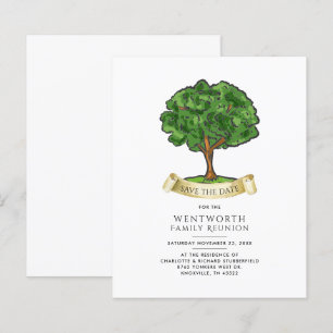 Jaarlijkse familiereünie genealogie boom Save the 