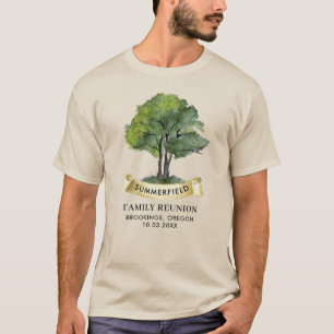 Jaarlijkse Familiereünie Genealogie Stamboom Match T-shirt