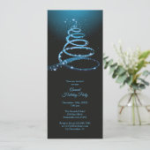 Jaarlijkse feestdag Kerst uitnodiging (Staand voorkant)