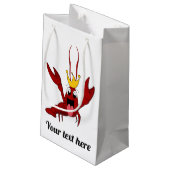 jaarlijkse gezinshereniging van het schip klein cadeauzakje (Achterkant Gekanteld)