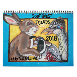 Jaarlijkse kalender voor dieren uit het zuidwesten
