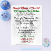 Jaarlijkse kerst-Speelgoed liefdadigheid - Kerstbe Flyer (Enkel)