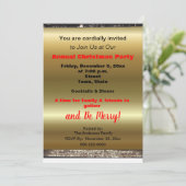 jaarlijkse kerstfeestdag geheime kerstkerstkerstke aankondiging (Staand voorkant)