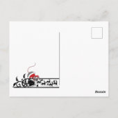 Jaarlijkse kerstfoto briefkaart (Achterkant)