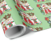 Jaarlijkse kerstfoto cadeaupapier (Rol Hoek)