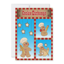 Jaarlijkse koekjesuitwisseling met onze Gingerbrea