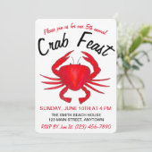 Jaarlijkse krab gevist rood maryland harde schelpd kaart (Staand voorkant)