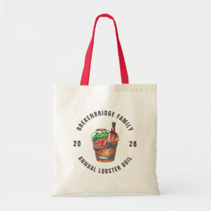 Jaarlijkse Kreeft Kook en Zomer Party Custom Tote Bag