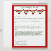 Jaarlijkse nieuwsbrief feestdag: sierelementen_2 persoonlijk briefhoofd (Voorkant / Achterkant)