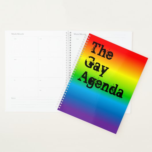 Jaarlijkse planning van de homoagenda planner (Display)