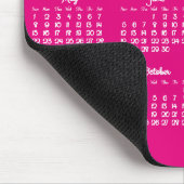 Jaarlijkse Roze 2016 Kalender Muismatten (Hoek)