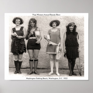 Jaarlijkse schoonheidswedstrijd Show Washington 19 Poster