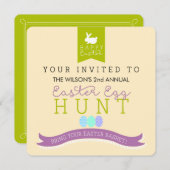 Jaarlijkse uitnodiging voor eitjes (Voorkant / Achterkant)