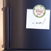 Jaarlijkse Vakantie Wedstrijd Winnaar Prijs Magnet Magneet