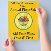 Jaarlijkse verkoop van Plant, brochure (Hand)