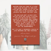 Jaaroverzicht Fotocollage Platte Kerstkaart