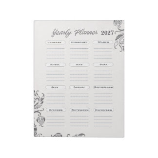Jaarplanner Kalender Notitieblok