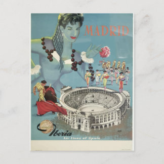 jaarreis madrid briefkaart