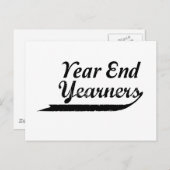 jaarultimo briefkaart (Voorkant / Achterkant)