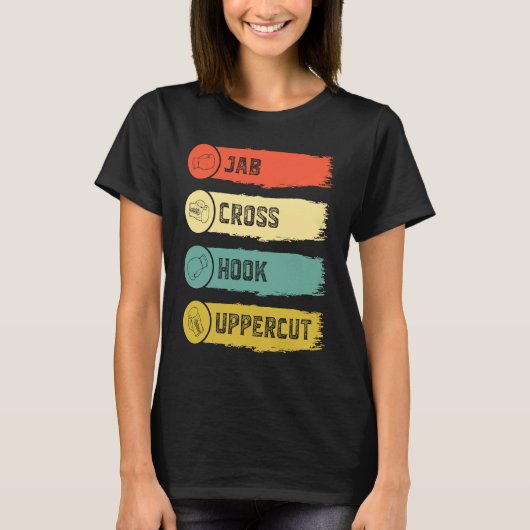 Jab Cross Hook Uppercut  1 T-shirt (Voorkant)