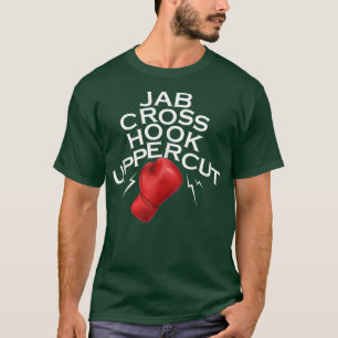 Jab Cross Hook Uppercut Boer Funny Boing Training T-shirt