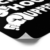 Jab Cross Hook Uppercut - Boxing Lover Gym Boxer K Poster (Hoek)