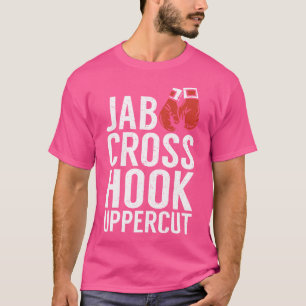 Jab Cross Hook Uppercut Sport Boxer T-shirt