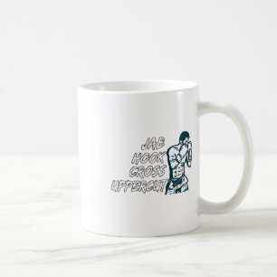 Jab Hook Cross Uppercut Boxing voor Boxer Mannen B Koffiemok