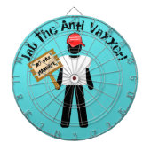 Jab the Anti-Vaxxer - het kunstspel Dartbord (Voorkant)