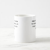J'abandonne. Mug (Centre)