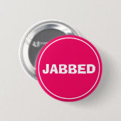 Jabbed Button (Hot Pink) (Voorkant /achterkant)