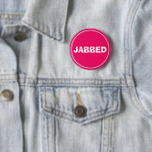 Jabbed Button (Hot Pink) (In situ)